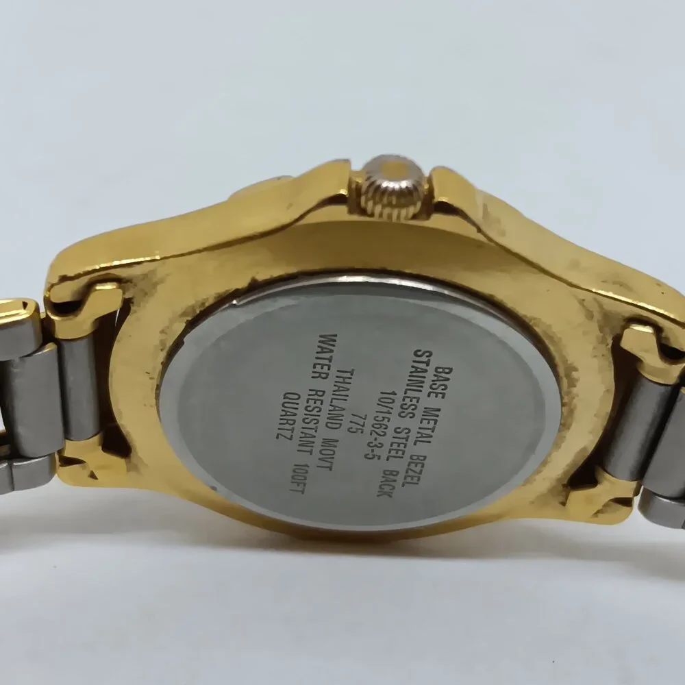 Anne Klein II AK10/1562 Women's 28mm Gold Tone Quartz Date Watch